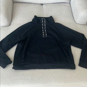 Nike Black Pullover with Zipper Detail
